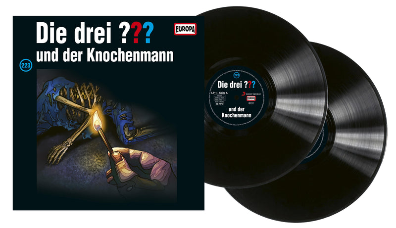 Die Drei ??? -  und der Knochenmann (Vinyl Longplay 33 1/3) Europa Family Entertainment HOER01828