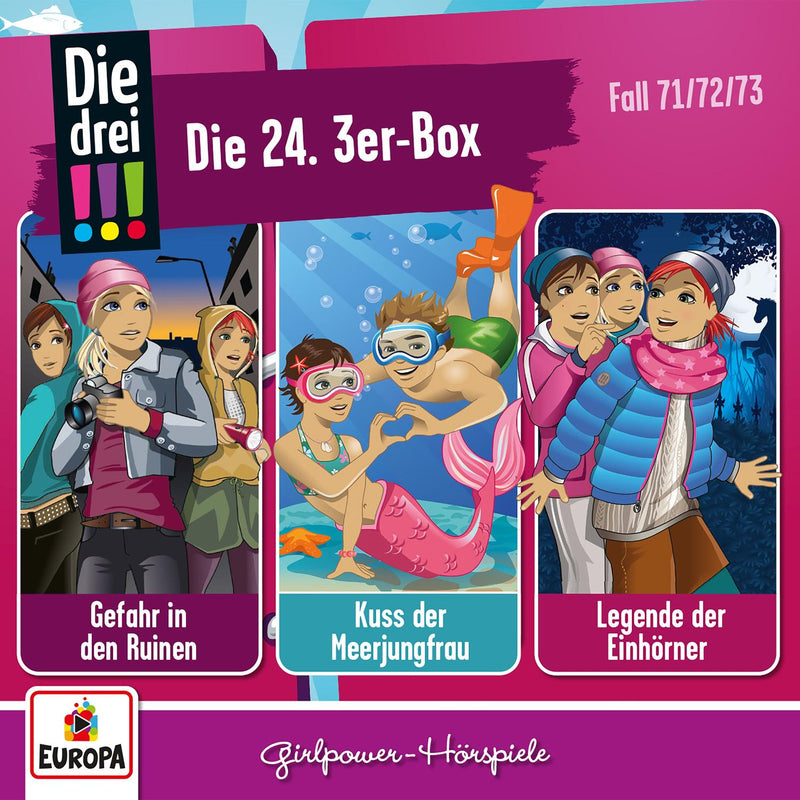 Die drei !!! - 3er Box - Folgen 71 - 73 (CD Longplay) Europa Family Entertainment HOER01834