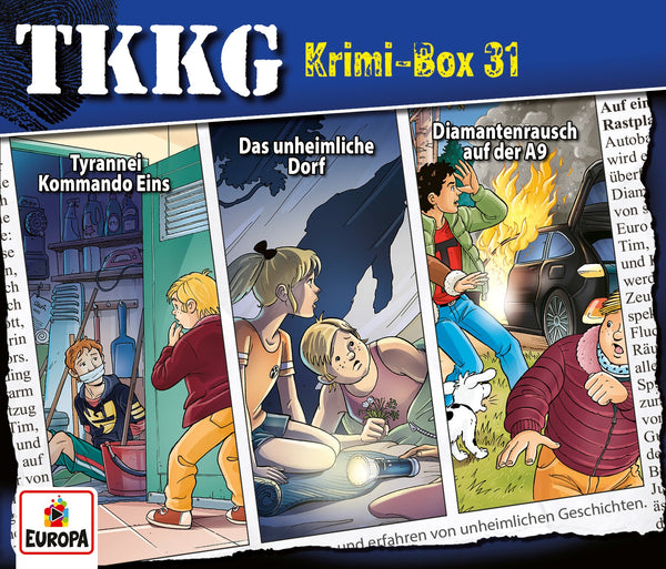 TKKG - Krimi-Box 31 (Folgen 212, 213, 214) (CD Longplay)