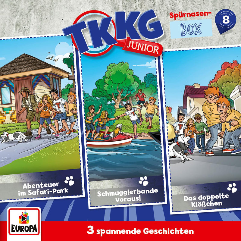 TKKG Junior - Spürnasen-Box 8 (Folgen 22,23,24) (CD Longplay)