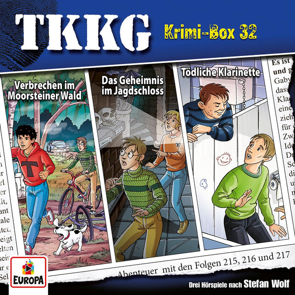 TKKG - Krimi-Box 32 (Folgen 215, 216, 217) (CD Longplay) Europa Family Entertainment  HOER01868