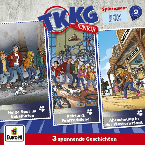 TKKG Junior - Spürnasen-Box 9 (Folgen 25,26,27) (CD Longplay) Europa Family Entertainment  HOER01869