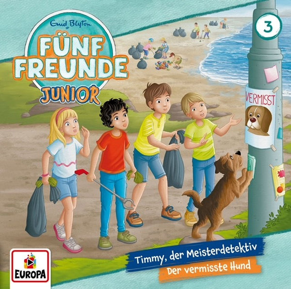 Fünf Freunde Junior - Timmy, der Meisterdetektiv/Der vermisste Hund (CD Longplay) Europa Family Entertainment  HOER01870