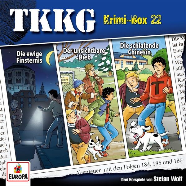 TKKG - Krimi-Box 22 (Folgen 184, 185, 186)