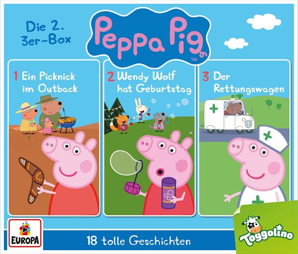Peppa Pig - 3er Box (Folgen 4, 5, 6)