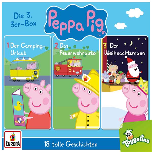 Peppa Pig - 3er Box (Folgen 7, 8, 9) (CD Longplay)
